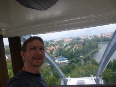 View of Kaliningrad from Ferris Wheel, Yunost Park