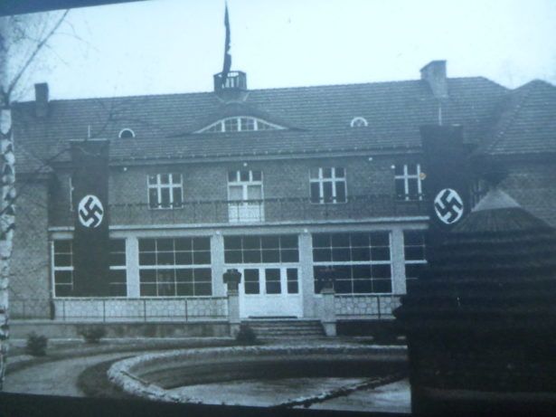 What the Command House looked like under German rule