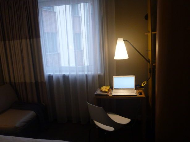 Blogging from my room at the Ibis Hotel, Gdansk.