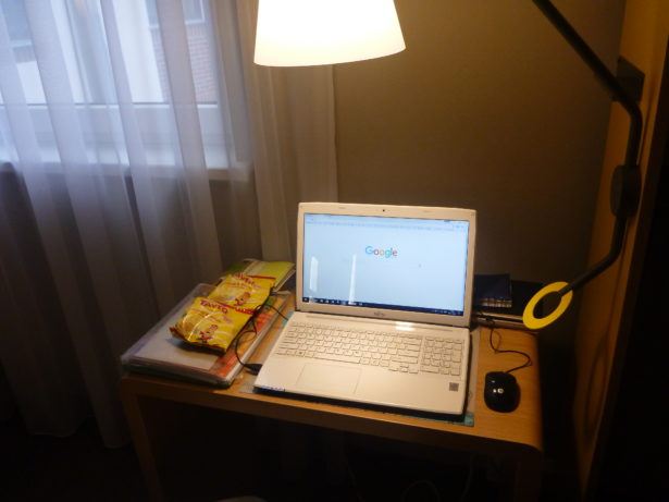 Blogging from my room at the Ibis Hotel, Gdansk.