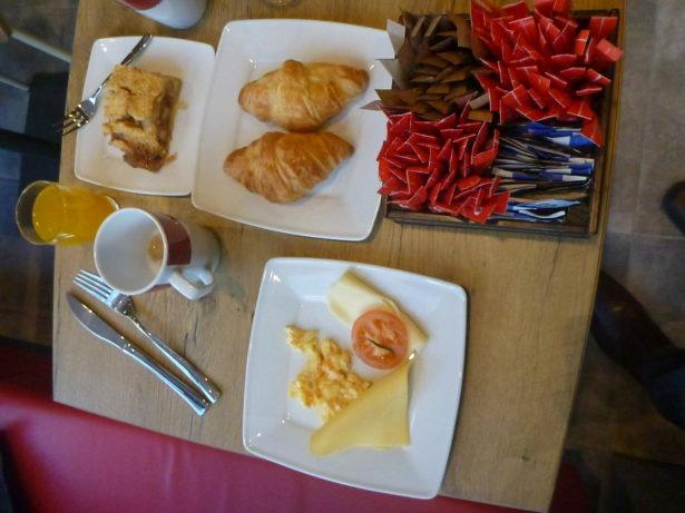 Breakfast at Ibis Hotel Gdansk.