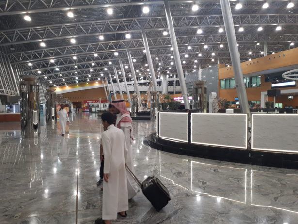Arrival in Riyadh Train Station, Saudi Arabia