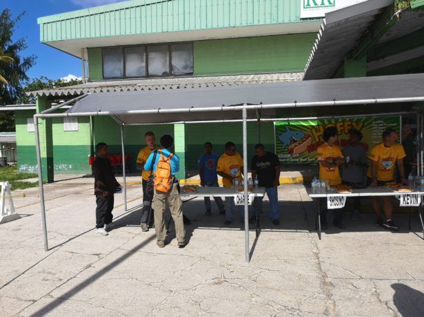 Delap main store, part of Island Pride Supermarket in the DUD (Delap, Uliga, Djarrit) city part of the Majuro Atoll on the Marshall Islands.