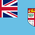 Fiji flag backpacking