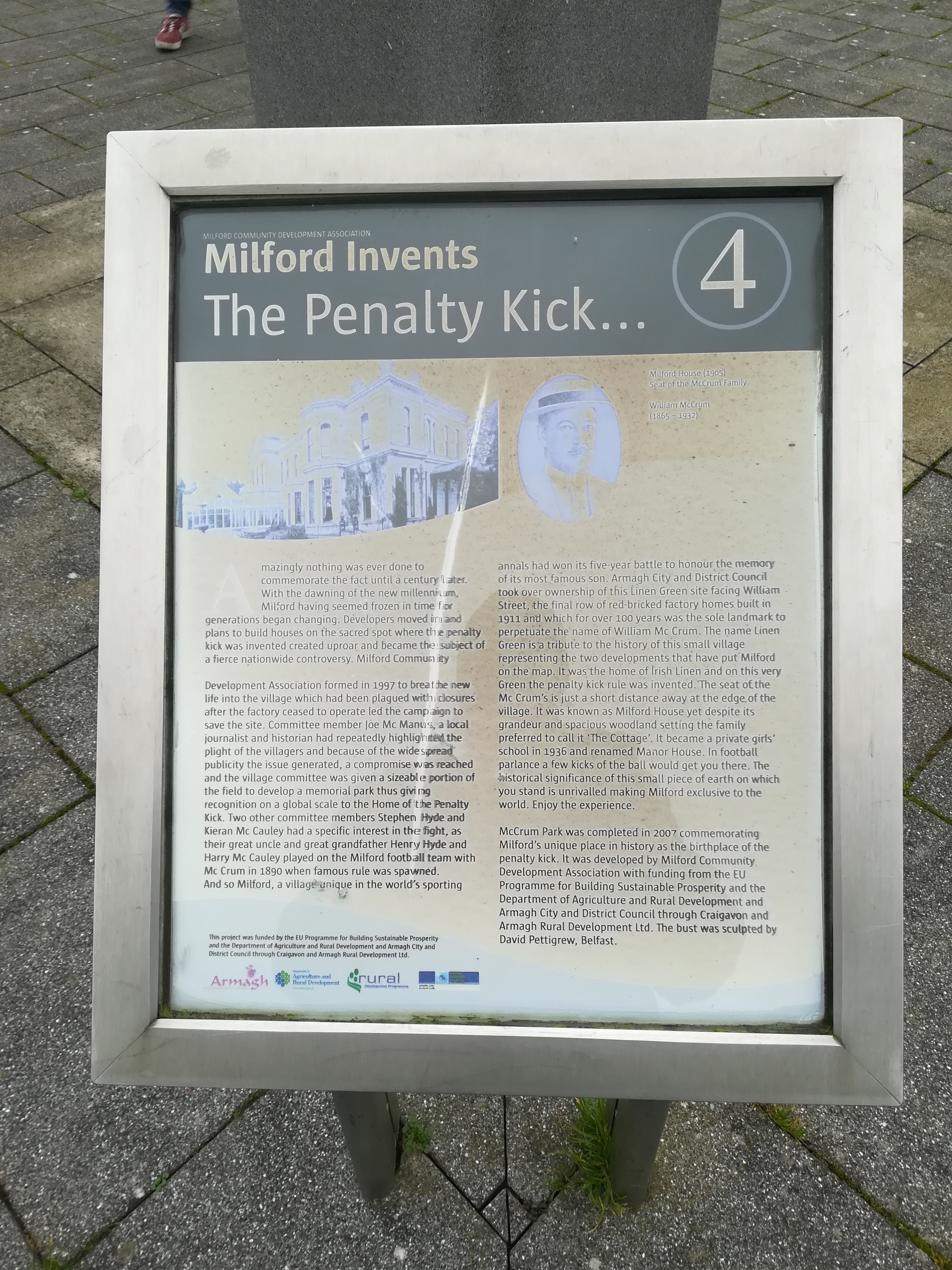 Home Of The Penalty Kick – Milford Co.Armagh