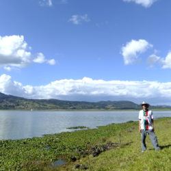 The beauty of Laguna Guatavita in Colombia!