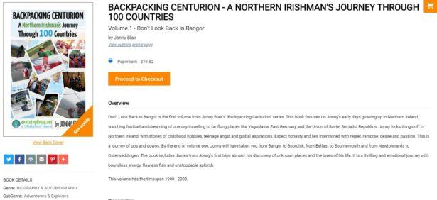 How To Buy Backpacking Centurion - Volume 1 - Don't Look Back In Bangor on Book Baby NOW