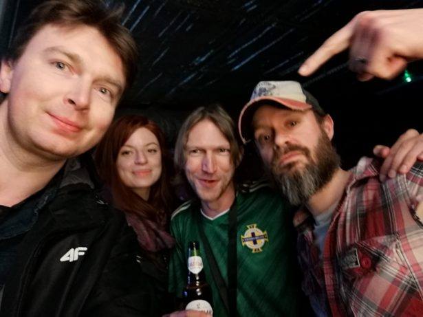 13.I saw the Northern Irish rock band Ash live in Warszawa, met all three members of the band and got photos with them all!