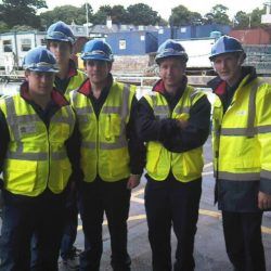 Working for Wightlink Car Ferries in 2008