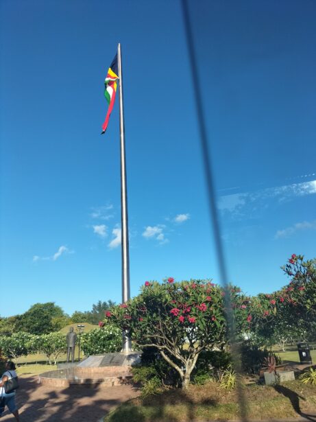 The flag at Peace Park