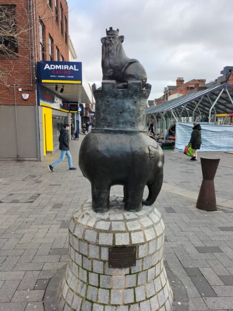 Random Elephant Statue in West Bromwich, England