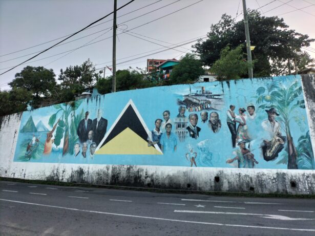 Murals in Castries, Saint Lucia