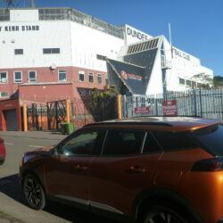 My ORANGE / TANGERINE car at Dundee United FC - Tannadice Park, Scotland