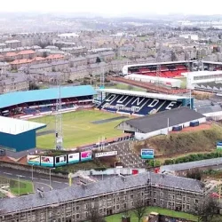 Backpacking In Scotland: Visiting Side By Side Football Stadiums in Dundee