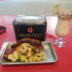 Friday's Featured Food: The Delicious Quantico Patacon and Pina Colada, Santo Domingo, Dominican Republic
