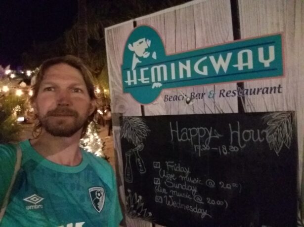I found The Hemingway Bar, Mambo Beach, Curacao