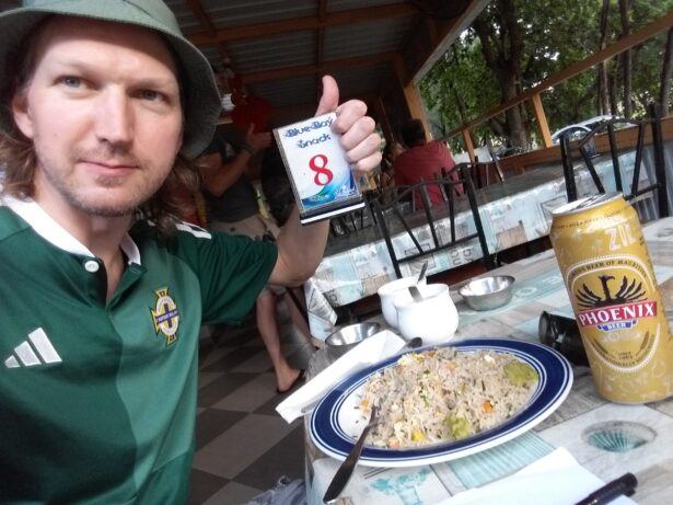 Friday's Featured Food: Chicken Egg Fried Rice And Phoenix Beer at Blue🔵 Bay🏝 Snack Shack in Mauritius🇲🇺