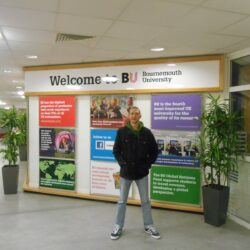 My first stop was Bournemouth University, ironically in Poole
