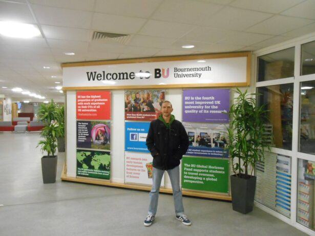 My first stop was Bournemouth University, ironically in Poole