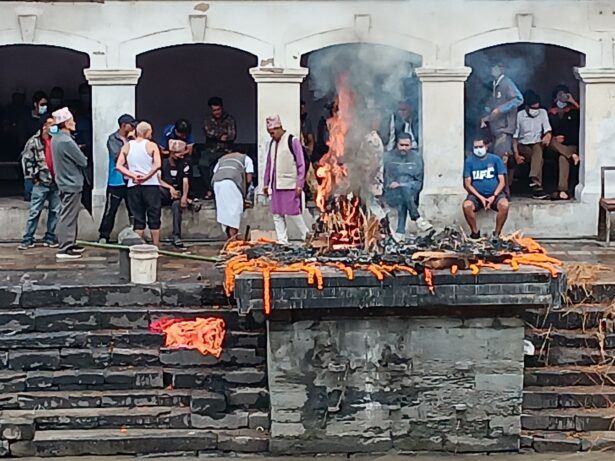 The Live Human Cremations At The Pashupatinath Temple, Kathmandu