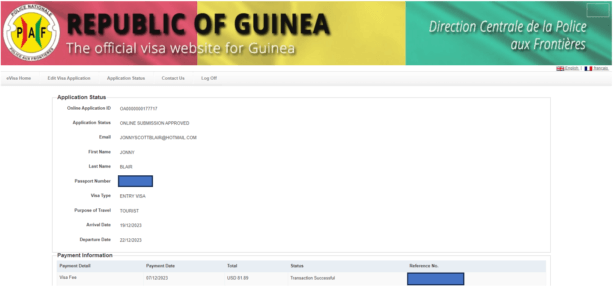 How to get Guinea Visa Online Evisa