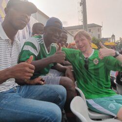 Jealous of this guy's Omam-Biyick shirt - what a jersey that is - 1990!