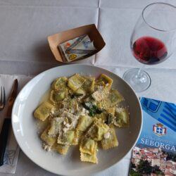 Friday's Featured Food: Ravioli Di Boreghine And Wine in Seborga