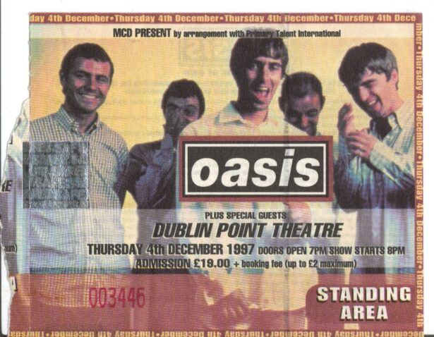 How I Got Oasis Tickets In 1997 For The Be Here Now Tour