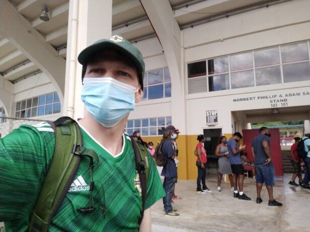 The Day I Did A COVID PCR Test At Windsor Park, The National Football Stadium In Dominica🇩🇲