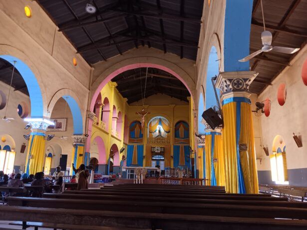 At the Catholic Cathedral, Ouagadougou, Burkina Faso