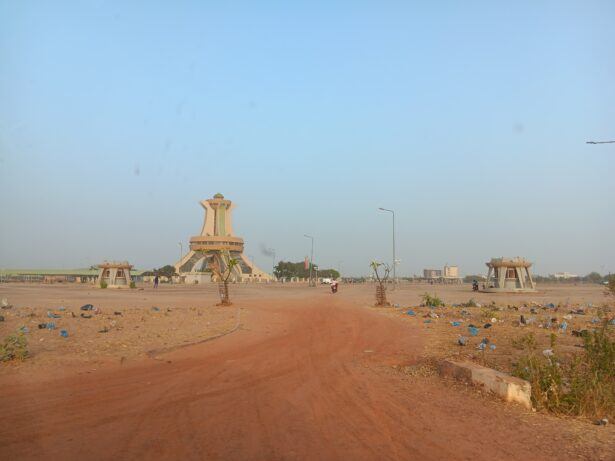 Driving To The National Monument - Hall Of Martyrs, Ouagadougou, Burkina Faso