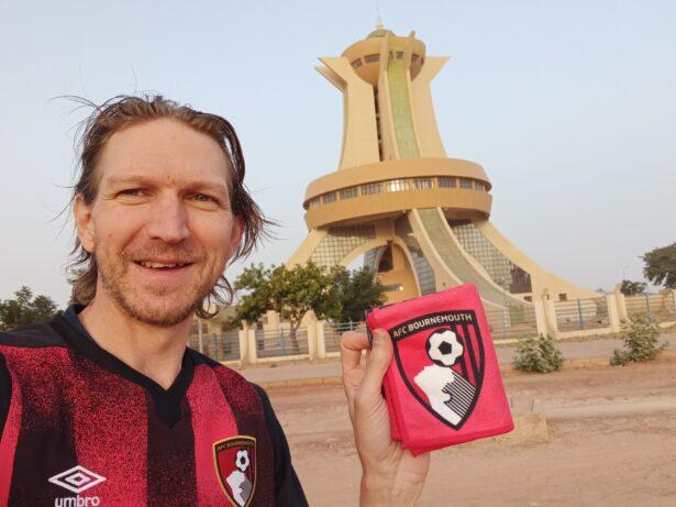 Dango Outtara Loyal - AFC Bournemouth At The National Monument - Hall Of Martyrs, Ouagadougou, Burkina Faso