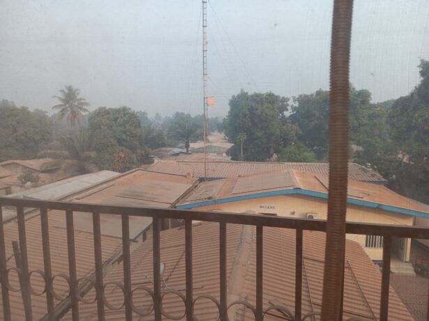 View From My Room 211 at Gust Hotel, Bangui, Central African Republic