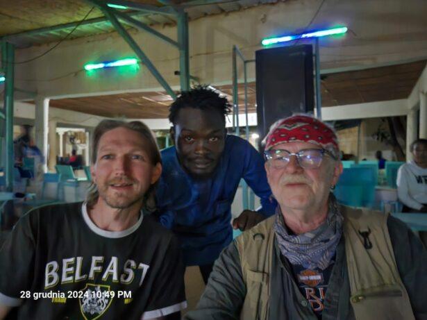 Meeting the lead singer from Kennedy Star in Niamey, Niger