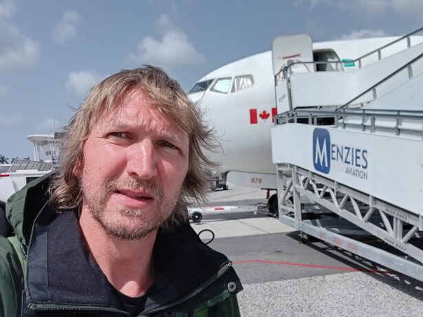 Nervously flying back to Toronto 19 years later.