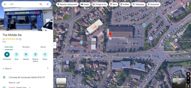The Middle Ale Pub And LIDL Supermarket, Dundonald, Northern Ireland