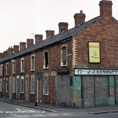 Glentoran Street, East Belfast, Northern Ireland. Where my Dad grew up.